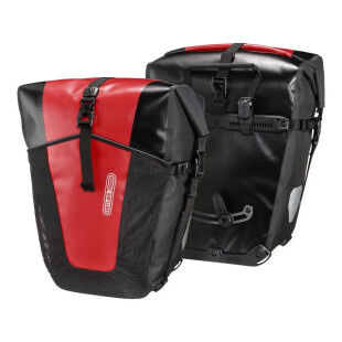 Pair of Ortlieb BACK-ROLLER PRO CLASSIC panniers (PAIR) Red/Black