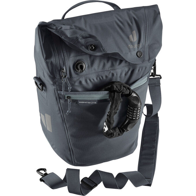 Deuter MAINHATTAN 17+10 Graphite Shale bicycle bag
