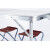 TABLE VALISE AVEC 4 SIÈGES