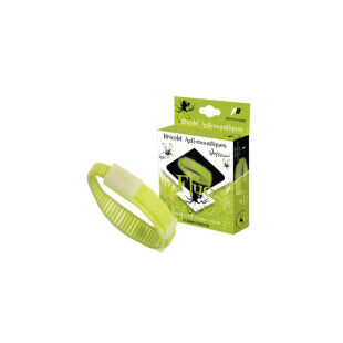 Pharmavoyage mosquito repellent bracelet Fluorescent green