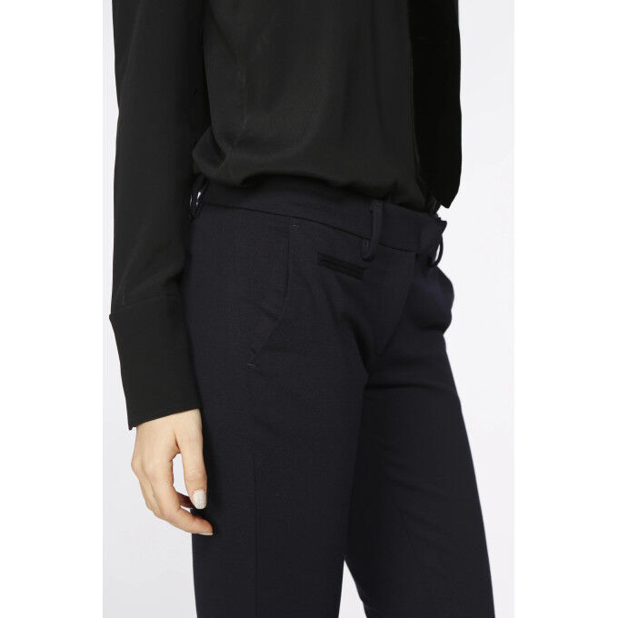 NEW YORK SLIM JERSEY CHINO TROUSERS