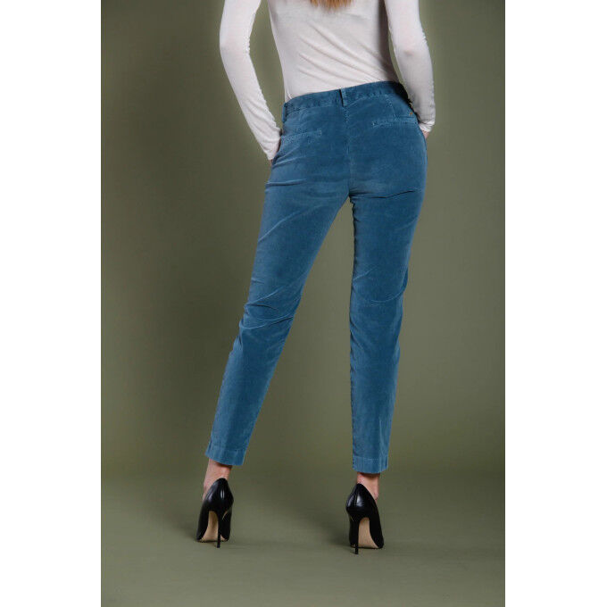 NEW YORK REGULAR VELOUR CHINO TROUSERS
