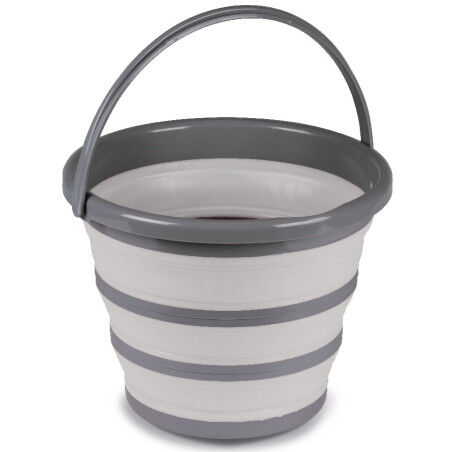 COLLAPSIBLE BUCKET GREY 10L