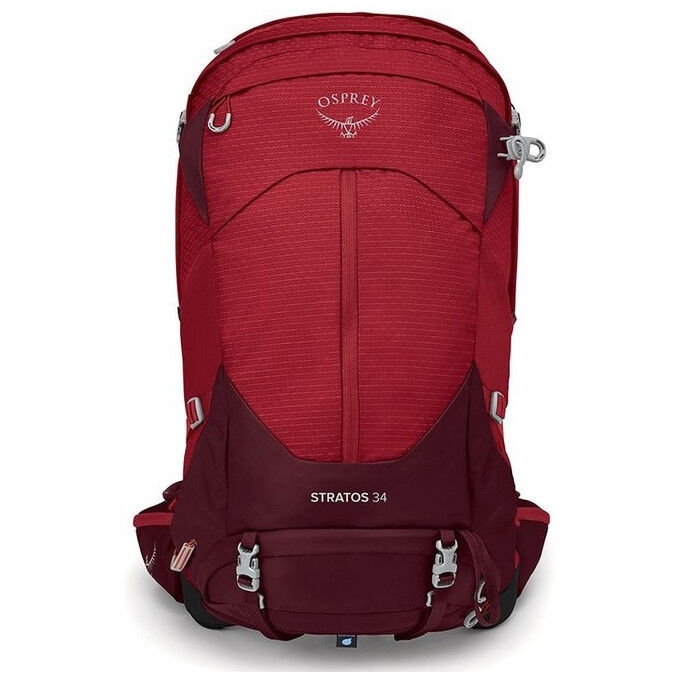 Osprey STRATOS 34 Backpack Poinsettias Red