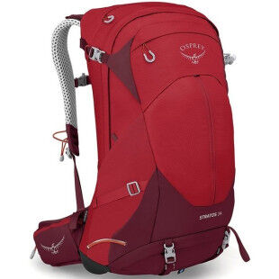 Osprey STRATOS 34 Backpack Poinsettias Red