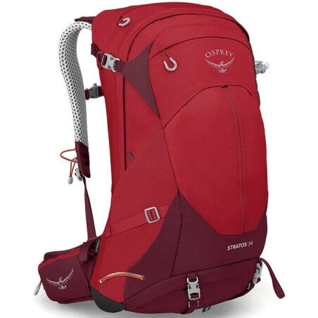 Osprey STRATOS 34 Backpack Poinsettias Red