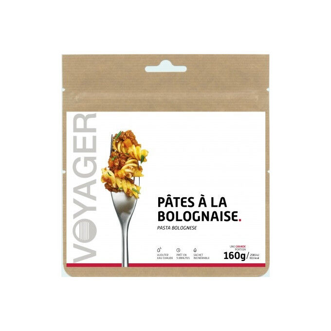 Voyager freeze-dried meal Pasta Bolognese 160g Voyager freeze-dried meal Pasta Bolognese 160g