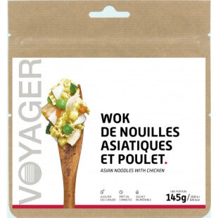 Fideos asiáticos liofilizados Voyager Wok con pollo, 145 g
