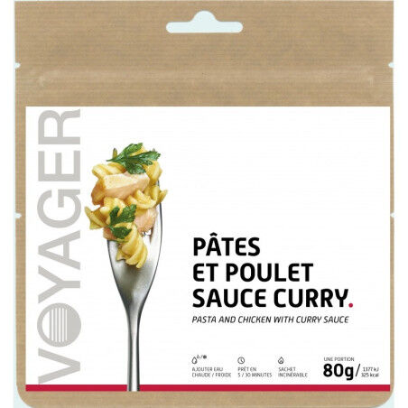 Voyager Chicken pasta with curry sauce 80g