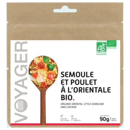 Voyager Organic Oriental Semolina and Chicken 90g