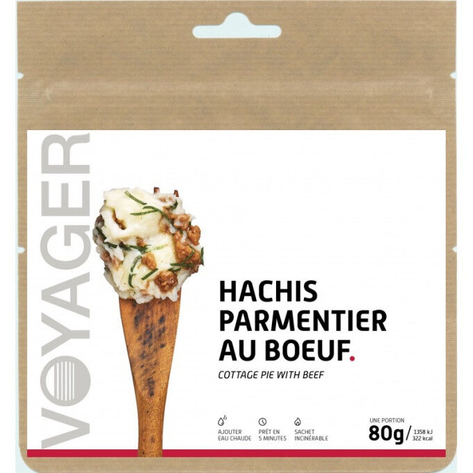 Voyager hachis parmentier au boeuf 80g Voyager hachis parmentier au boeuf 80g