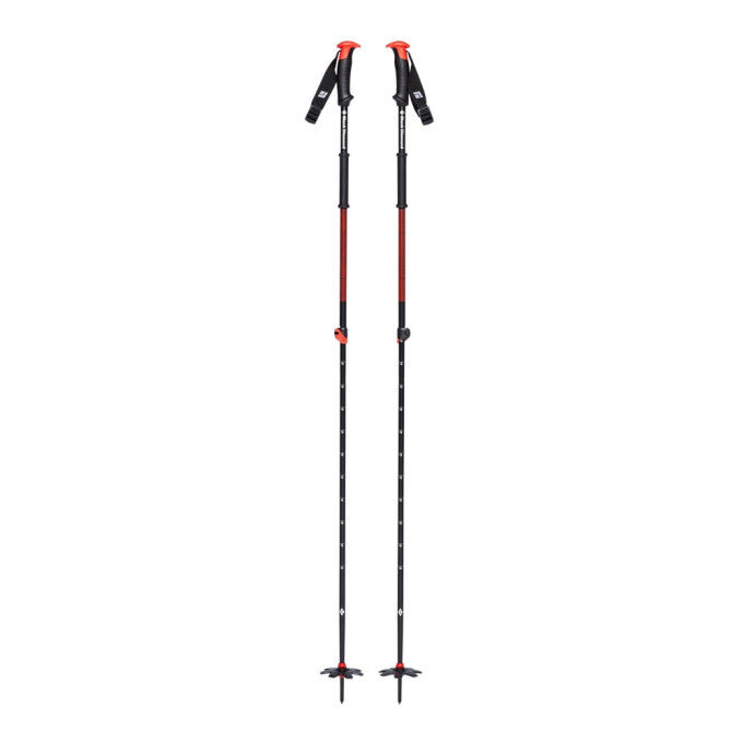Black Diamond TRAVERSE SKI POLES Hyper red