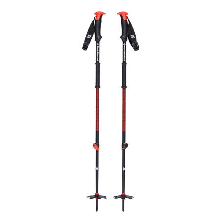 Black Diamond TRAVERSE SKI POLES Hyper red