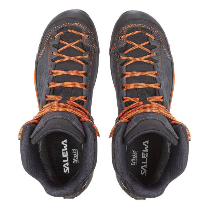 Zapatillas Salewa MS MTN TRAINER MID GTX Asfalto/Naranja - Speck-Sports