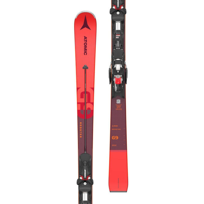 Pack of Atomic REDSTER G9 SERVOTEC Alpine skis + X 12 GW