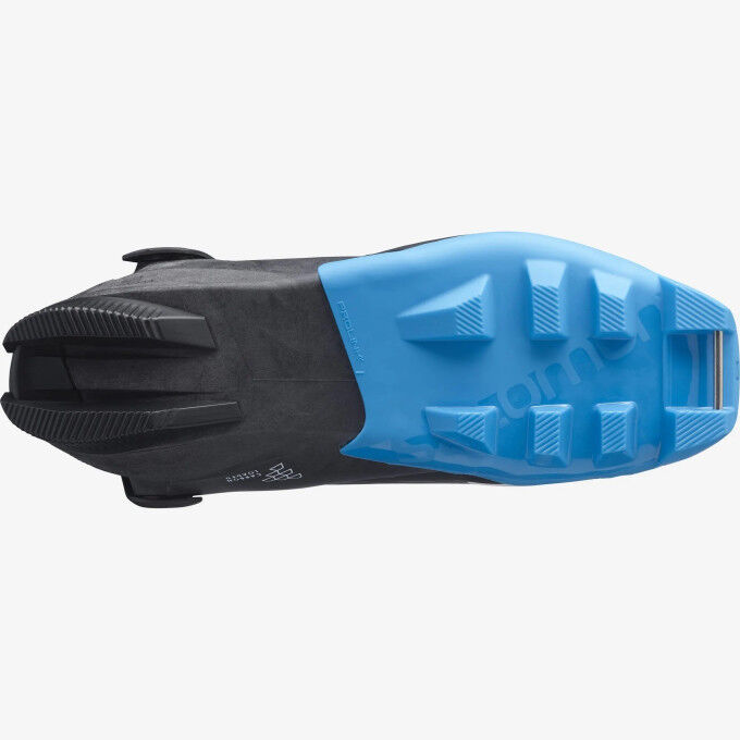 Zapatillas nórdicas Salomon S/MAX CARBON SKATE MV Negro/Azul proceso - Speck-Sports