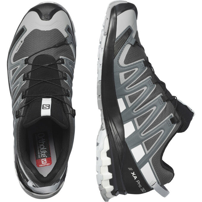 Chaussures de trail pour homme Salomon XA PRO 3D V8 GORE-TEX (Magnet Stormy Weather White) Chaussures de trail pour homme Salomon XA PRO 3D V8 GORE-TEX (Magnet Stormy Weather White)