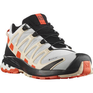Salomon XA PRO 3D V8 GORE-TEX women's trail shoe (Lunar Rock Cherry Tomato Sun Kiss)