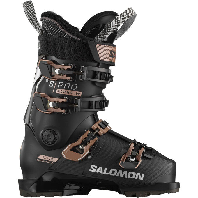 Salomon S/PRO ALPHA 90 W BK/ROSE/SI ski boots