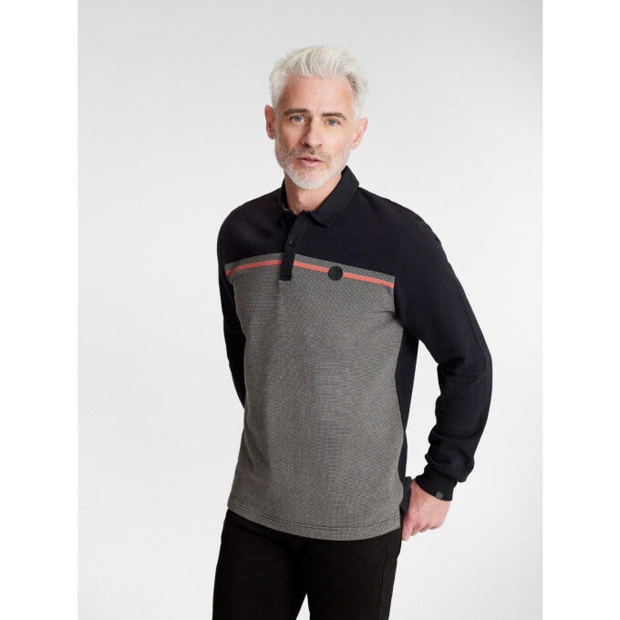 Polo TBS NEKKOPOL NOIR manches longues