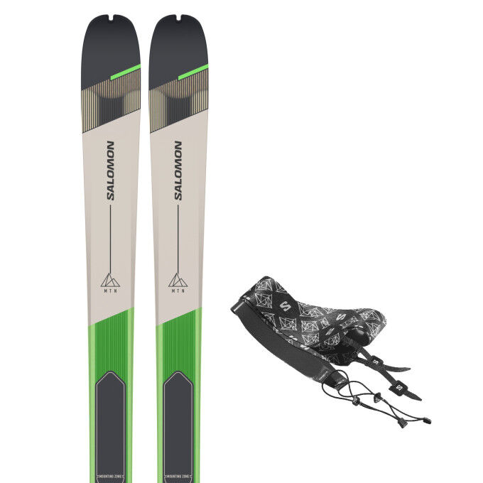 Salomon MTN 86 PRO skis + SKINS