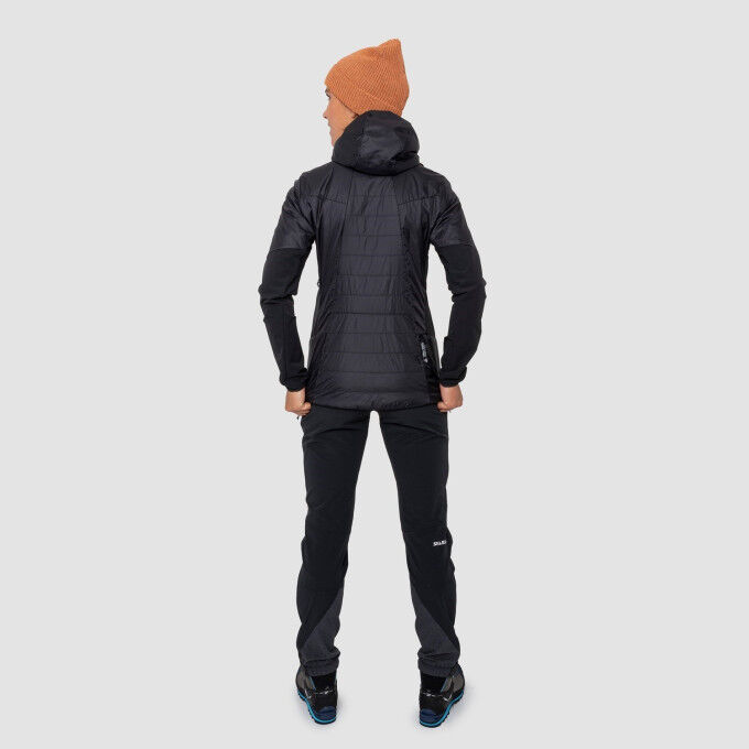 Chaqueta híbrida de Salewa ORTLES HYBRID TWR W JKT Black Out