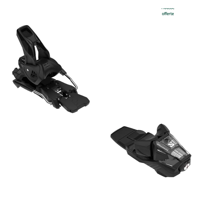 Pack of Salomon E S/MAX N°12 + M12 F80 LT skis