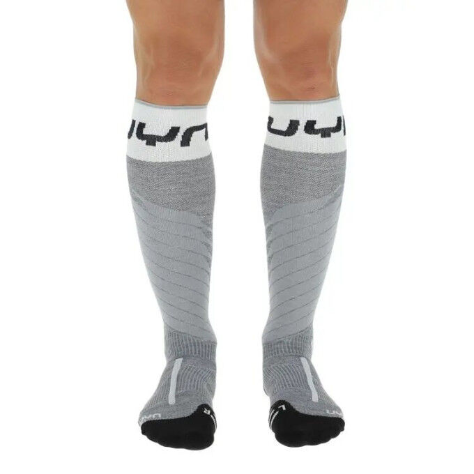 UYN MAN SKI ONE MERINO SOCKS Grey/White