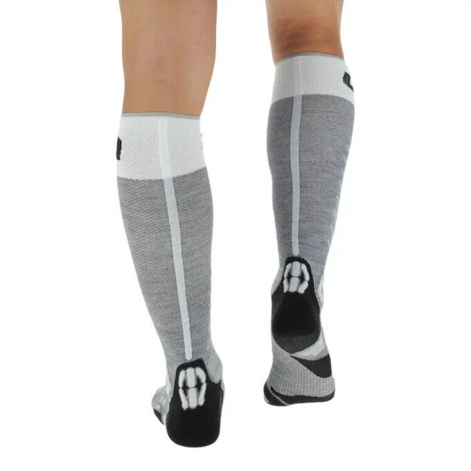 UYN MAN SKI ONE MERINO SOCKS Gris/Blanco