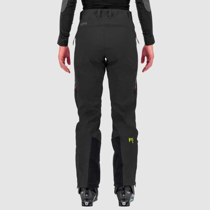 Pantalons de ski pour Femme Karpos PALU W PANT Noir/Cabaret