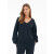 Juvia LEA FLEECE SWEATER V NECK WITH PUFFY Jersey azul marino