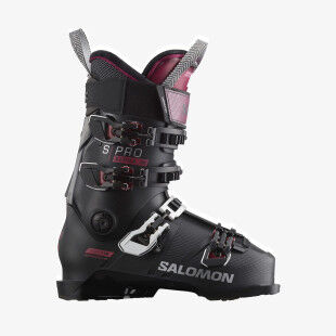 Salomon S/PRO ALPHA 110 W EL ski boots Black/Cordovan/Silver