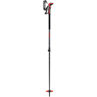 Leki HAUTE ROUTE 2 ski touring poles Anthracite-Red-Black