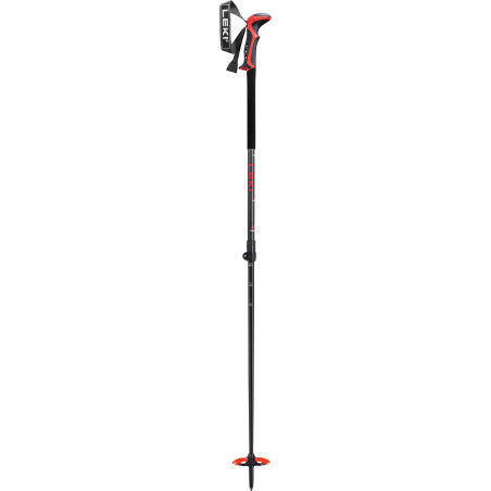 Leki HAUTE ROUTE 2 bastones esquí de travesía Antracita-Rojo-Negro