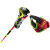 Bastón Leki VENOM SL 3D Rojo Brillante-Negro-Amarillo Fluorescente Unisex
