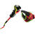 Bastones running Leki WCR GS 3D Rojo brillante-Negro-Amarillo fluorescente