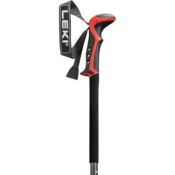 Bastones esquí unisex Leki HAUTE ROUTE 3 Antracita oscuro-Rojo oscuro-Negro