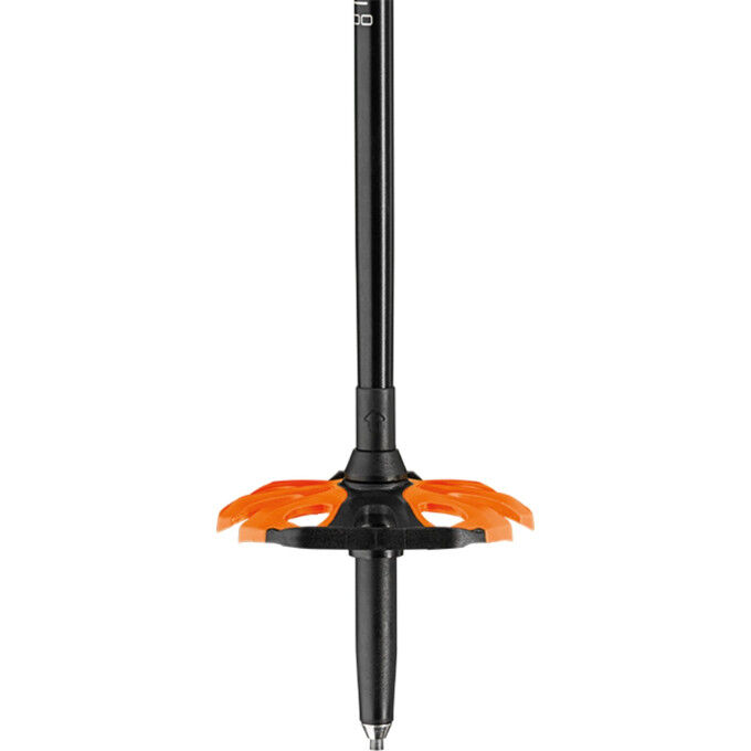 Leki HELICON LITE 2 ski poles Dark Anthracite-Fluorescent Orange-Black