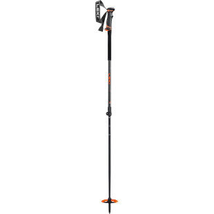 Leki HELICON LITE 2 ski poles Dark Anthracite-Fluorescent Orange-Black
