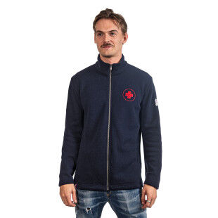 PAUL VESTE MARINE CROIX ROUGE