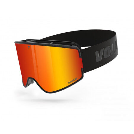 Vola WIDEYES BLACK + PINK LENS + EVA BOX + COVER Black/Pink ski mask