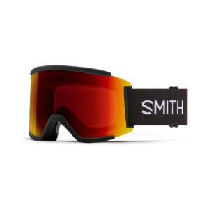 SMITH SQUAD XL Black sun red mirror ski mask