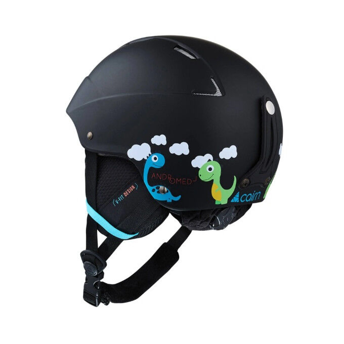 Casque de ski Cairn ANDROMED J  Black dinosaur