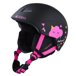 Casque de ski Cairn ANDROMED J Black pink cloud