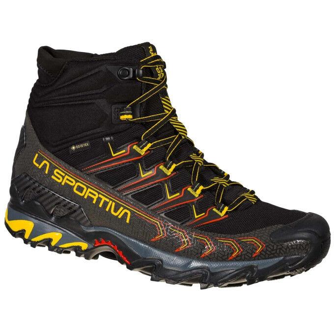 La Sportiva ULTRA RAPTOR II MID WIDE GTX Black/Yellow hiking boots