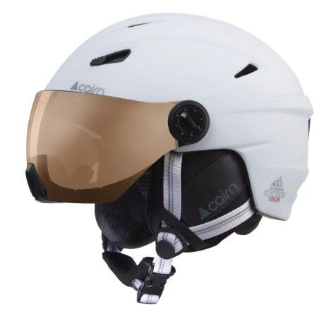 Casque Cairn ELECTRON VISOR PHOTOCHROMIC Mat White