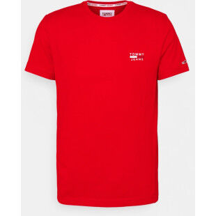 Tommy Hilfiger TJM CHEST LOGO TEE Deep Crimson T-shirt