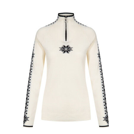 Veste Dale of norway GEILO FEM SWEATER Offwhite black