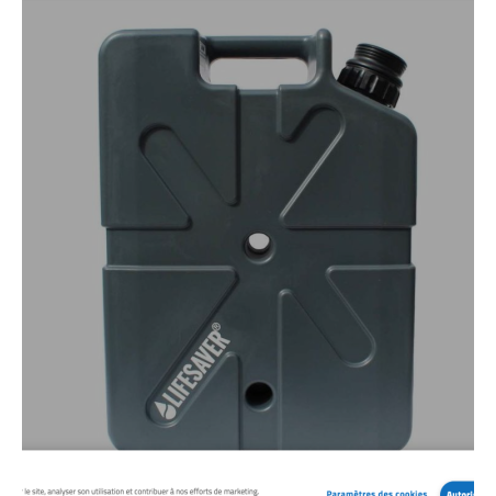 JERRYCAN LIFESAVER 20000UF GREY 18L