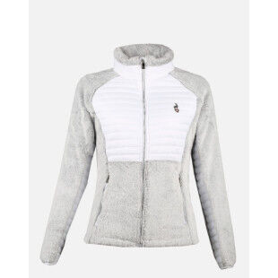 Veste pour femme Aulp BI-MATIERE LAMMY White